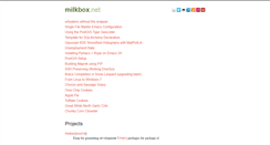 Desktop Screenshot of milkbox.net