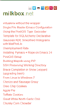 Mobile Screenshot of melpa.milkbox.net